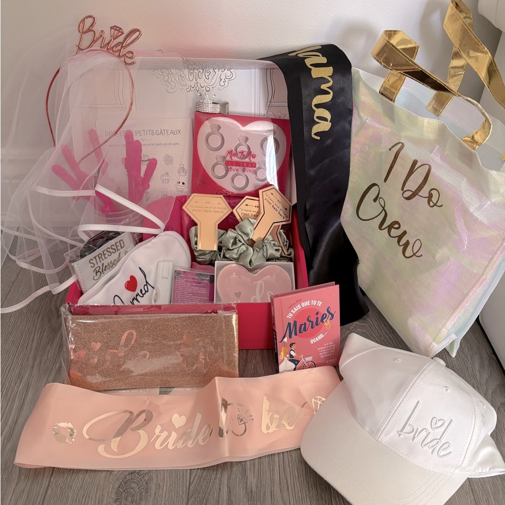 Bride to be and bachelorette party supplies
